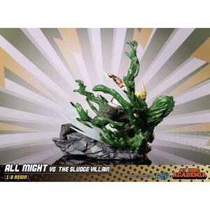 First 4 Figures My Hero Academia Diorama All Might Vs. the Sludge Villain 