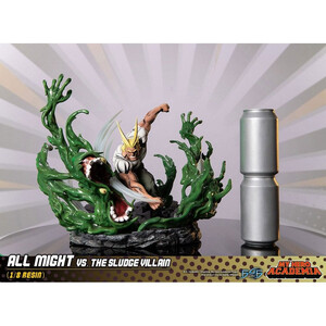 First 4 Figures My Hero Academia Diorama All Might Vs. the Sludge Villain 