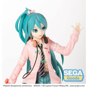 SEGA Goods Hatsune Miku Project DIVA Arcade Future Tone SPM Hatsune Miku Ribbon Girl Ver 
