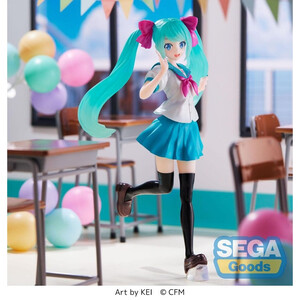 SEGA Goods Hatsune Miku Luminasta Hatsune Miku 16th Anniversary KEI Ver 