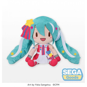SEGA Goods Hatsune Miku Magical Mirai 10th Fluffy Plush 