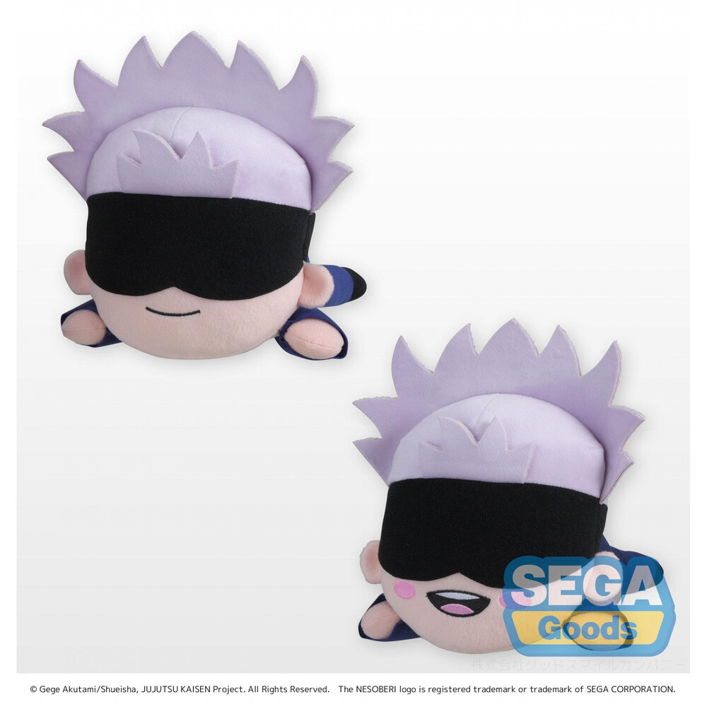 SEGA Goods Jujutsu Kaisen Nesoberi (Lay-Down) Plush Satoru Gojo 