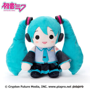 SEGA Goods Hatsune Miku Pillowgurumi Plush Figure Miku 