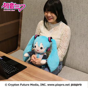 SEGA Goods Hatsune Miku Pillowgurumi Plush Figure Miku 