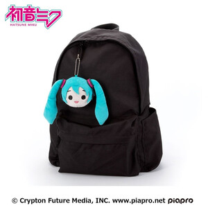 SEGA Goods Hatsune Miku Plush Keychain Miku Face 