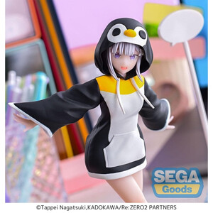 SEGA Goods ReZero Starting Life in Another World Emilia Penguin Ver. 