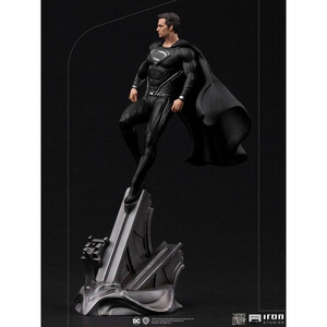 Iron Studios Zack Snyder's Justice League 1/10 Art Scale Superman Black Suit 