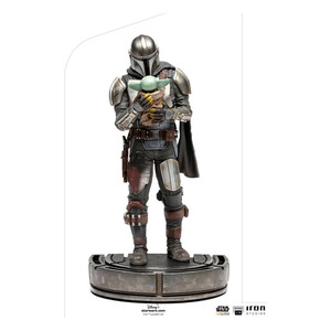 Iron Studios Star Wars The Mandalorian 1/10 Art Scale Mandalorian & Grogu 
