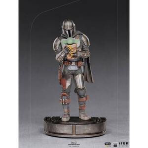 Iron Studios Star Wars The Mandalorian 1/10 Art Scale Mandalorian & Grogu 