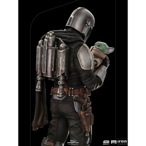 Iron Studios Star Wars The Mandalorian 1/10 Art Scale Mandalorian & Grogu 