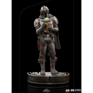 Iron Studios Star Wars The Mandalorian 1/10 Art Scale Mandalorian & Grogu 