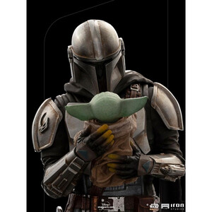 Iron Studios Star Wars The Mandalorian 1/10 Art Scale Mandalorian & Grogu 