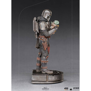 Iron Studios Star Wars The Mandalorian 1/10 Art Scale Mandalorian & Grogu 