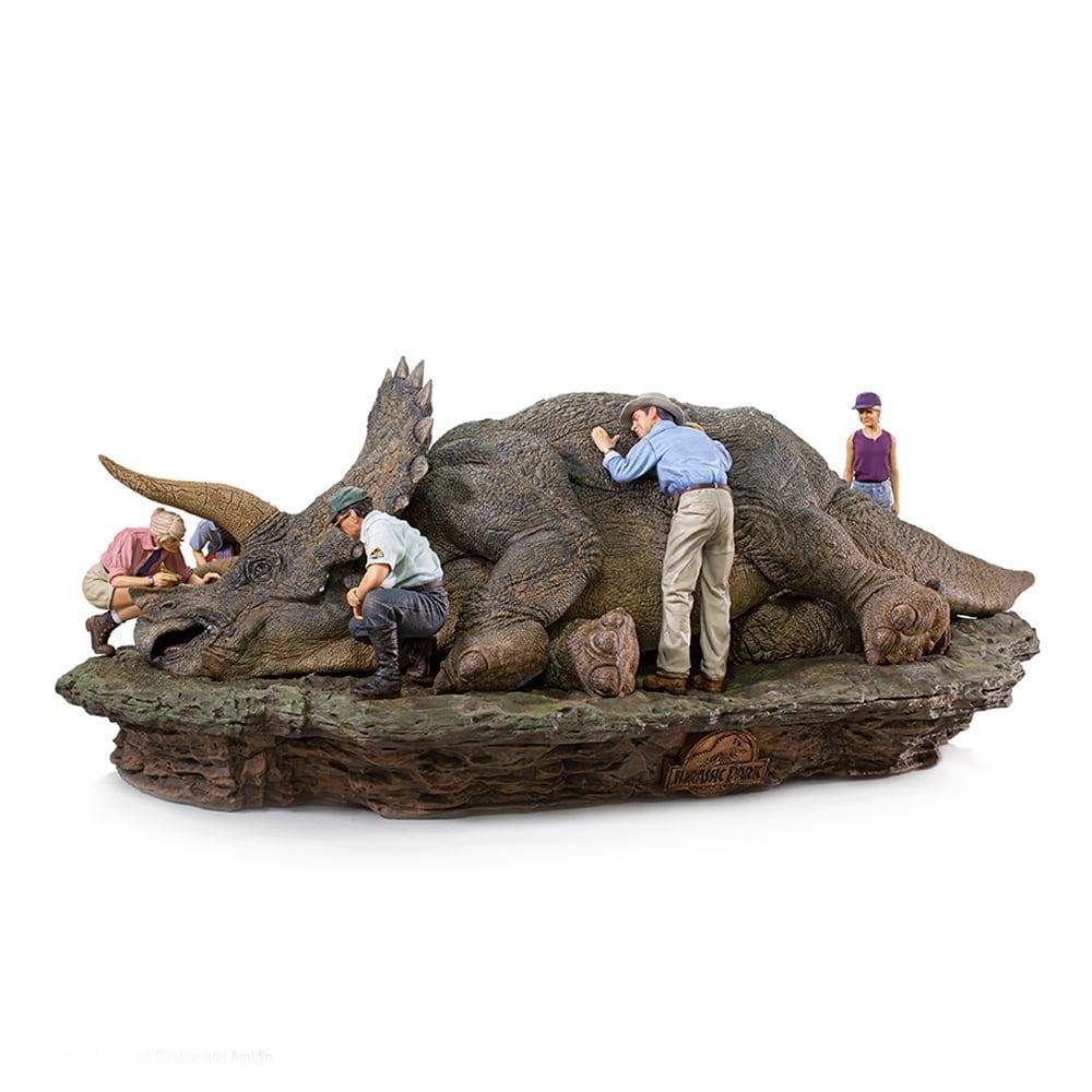 Iron Studios Jurassic Park 1/10 Art Scale Deluxe Triceratops 