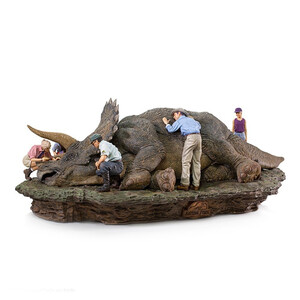 Iron Studios Jurassic Park 1/10 Art Scale Deluxe Triceratops 