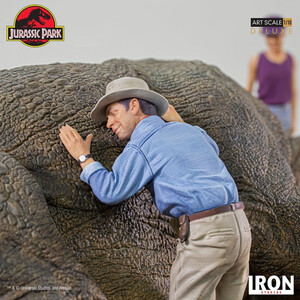 Iron Studios Jurassic Park 1/10 Art Scale Deluxe Triceratops 