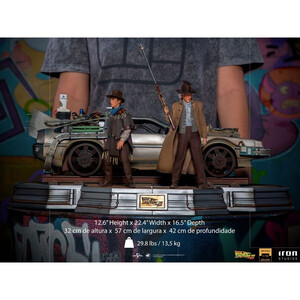 Iron Studios Back to the Future III 1/10 Art Scale Full Set Deluxe 