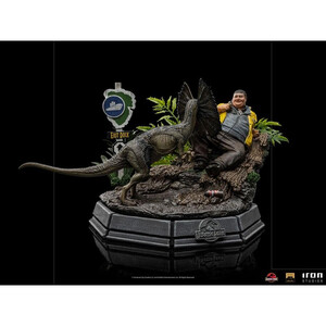 Iron Studios Jurassic Park 1/10 Art Scale Dennis Nedry & Dilophosaurus 