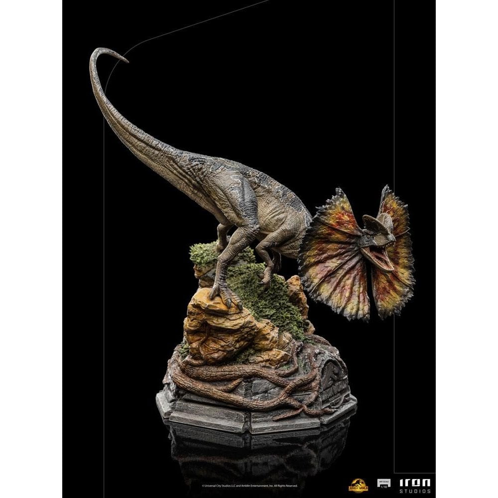 Figurine Dilophosaurus - Jurassic World Dominion - Iron Studios 1/10 BDS - Neuf