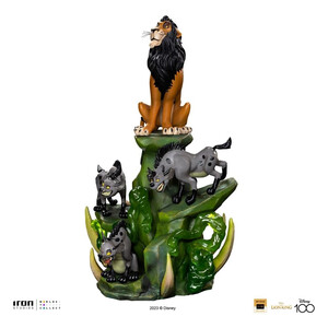 Iron Studios The Lion King 1/10 Art Scale Deluxe Scar Deluxe 