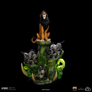 Iron Studios The Lion King 1/10 Art Scale Deluxe Scar Deluxe 