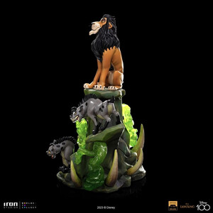 Iron Studios The Lion King 1/10 Art Scale Deluxe Scar Deluxe 