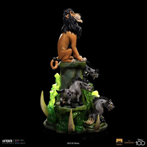 Iron Studios The Lion King 1/10 Art Scale Deluxe Scar Deluxe 