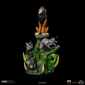 Iron Studios The Lion King 1/10 Art Scale Deluxe Scar Deluxe 
