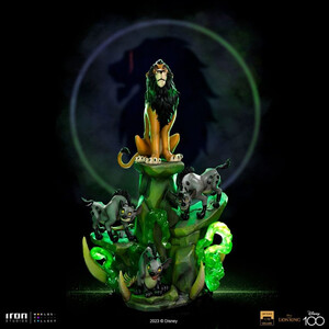 Iron Studios The Lion King 1/10 Art Scale Deluxe Scar Deluxe 