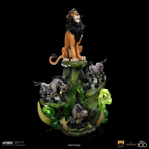 Iron Studios The Lion King 1/10 Art Scale Deluxe Scar Deluxe 