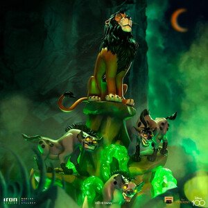 Iron Studios The Lion King 1/10 Art Scale Deluxe Scar Deluxe 