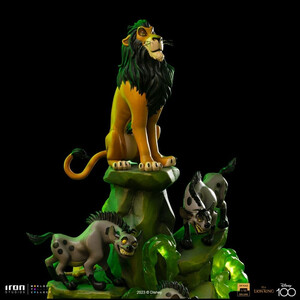 Iron Studios The Lion King 1/10 Art Scale Deluxe Scar Deluxe 