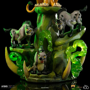 Iron Studios The Lion King 1/10 Art Scale Deluxe Scar Deluxe 