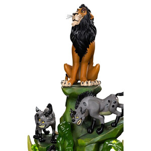 Iron Studios The Lion King 1/10 Art Scale Deluxe Scar Deluxe 