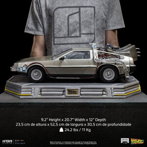 Iron Studios Back to the Future 1/10 Art Scale DeLorean 