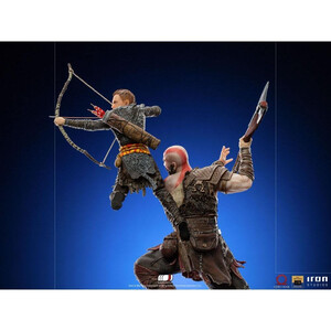 Iron Studios God of War 1/10 BDS Art Scale Kratos & Atreus 