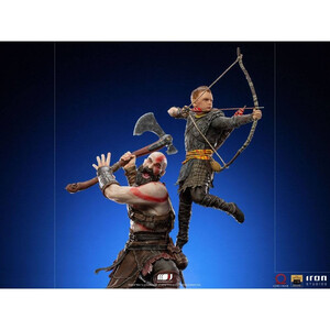 Iron Studios God of War 1/10 BDS Art Scale Kratos & Atreus 