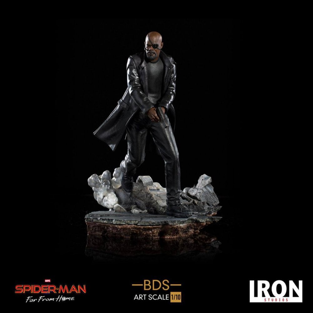 Iron Studios Spider-Man Far From Home 1/10 BDS Art Scale Deluxe Nick Fury 