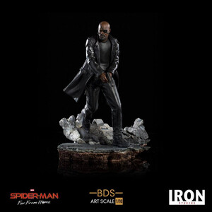 Iron Studios Spider-Man Far From Home 1/10 BDS Art Scale Deluxe Nick Fury 