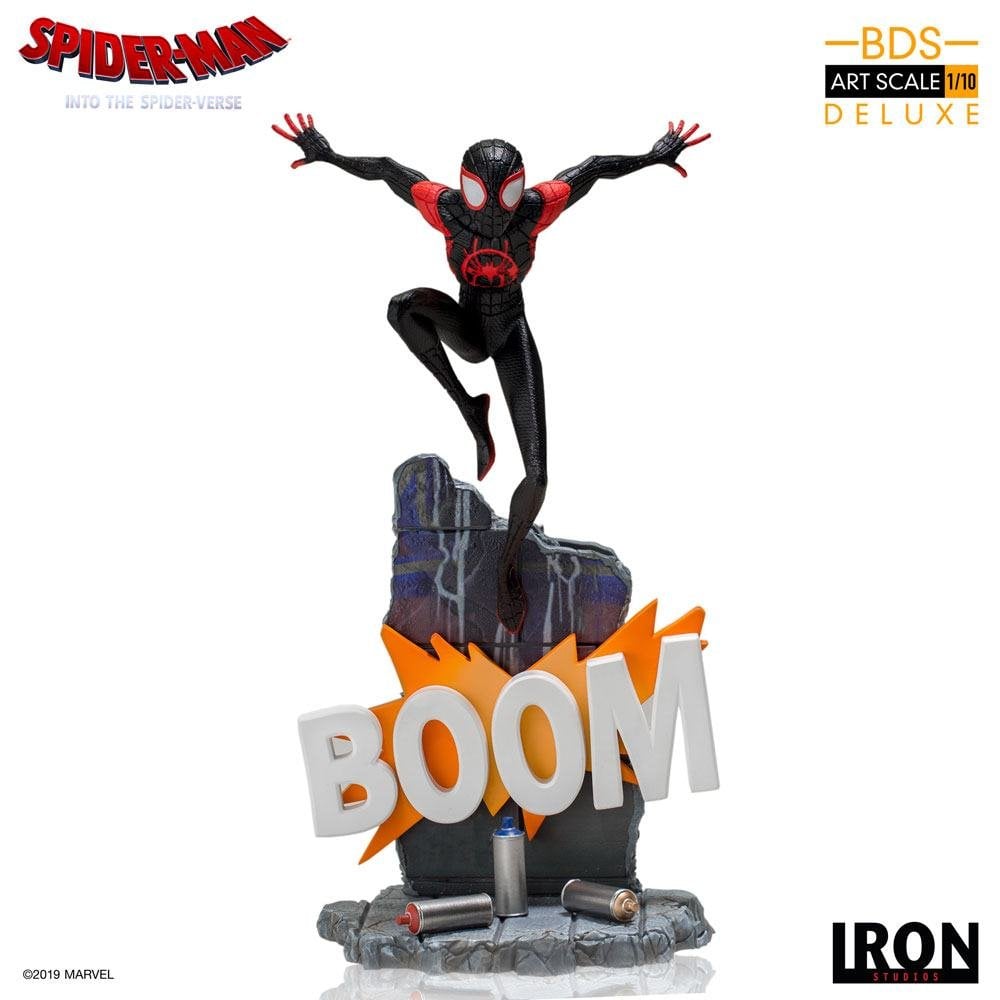 Iron Studios Spider-Man Into the Spider-Verse 1/10 BDS Art Scale Deluxe Miles Morales 