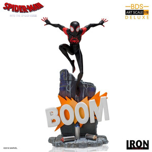 Iron Studios Spider-Man Into the Spider-Verse 1/10 BDS Art Scale Deluxe Miles Morales 