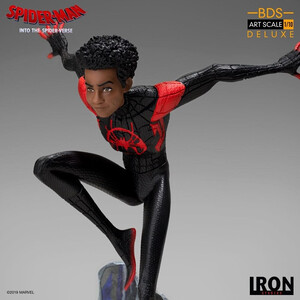 Iron Studios Spider-Man Into the Spider-Verse 1/10 BDS Art Scale Deluxe Miles Morales 