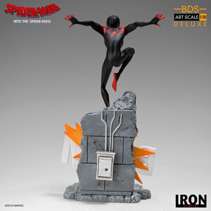 Iron Studios Spider-Man Into the Spider-Verse 1/10 BDS Art Scale Deluxe Miles Morales 