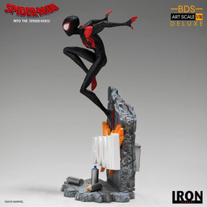 Iron Studios Spider-Man Into the Spider-Verse 1/10 BDS Art Scale Deluxe Miles Morales 