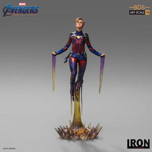 Iron Studios Avengers Endgame 1/10 BDS Art Scale Captain Marvel 