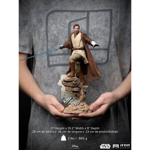 Iron Studios Star Wars Deluxe 1/10 BDS Art Scale Obi-Wan Kenobi 