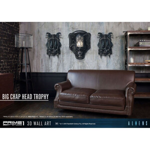 Prime 1 Studio Alien 3D Wall Art Alien Big Chap Head Trophy 
