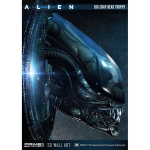 Prime 1 Studio Alien 3D Wall Art Alien Big Chap Head Trophy 