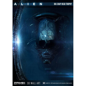 Prime 1 Studio Alien 3D Wall Art Alien Big Chap Head Trophy 
