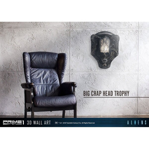Prime 1 Studio Alien 3D Wall Art Alien Big Chap Head Trophy 